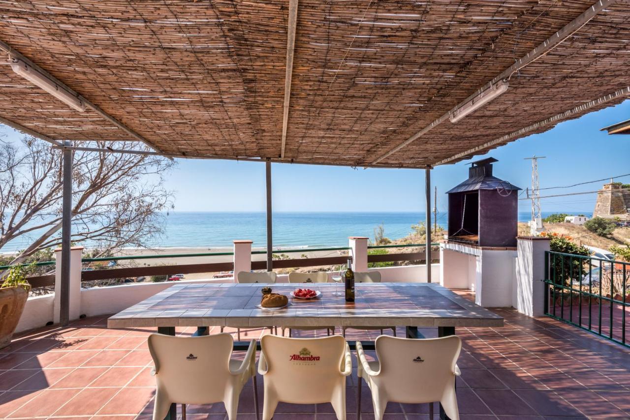 Casa Del Pipa Con Vistas Al Mar Villa Benajarafe Luaran gambar